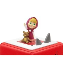 TONIES Masha And The Bear Tonie Figure -Playtime Shop Tonies Tonies Masha and the Bear Audio Character for use with Toniebox Player Audioplayer Character 3