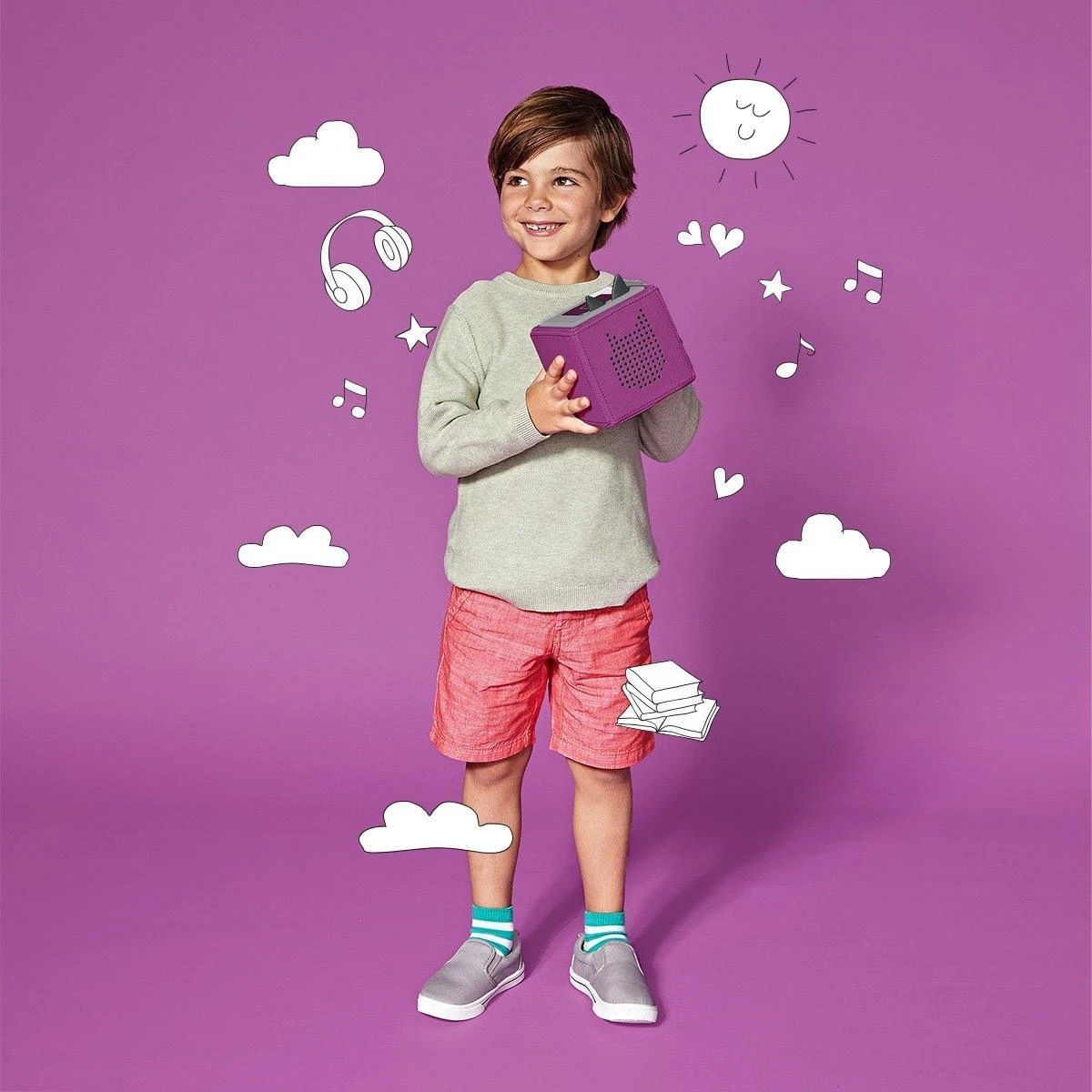 TONIES Toniebox Starter Set With Playtime Puppy - Purple 5 TONIES Toniebox Starter Set With Playtime Puppy - Purple - Image 3