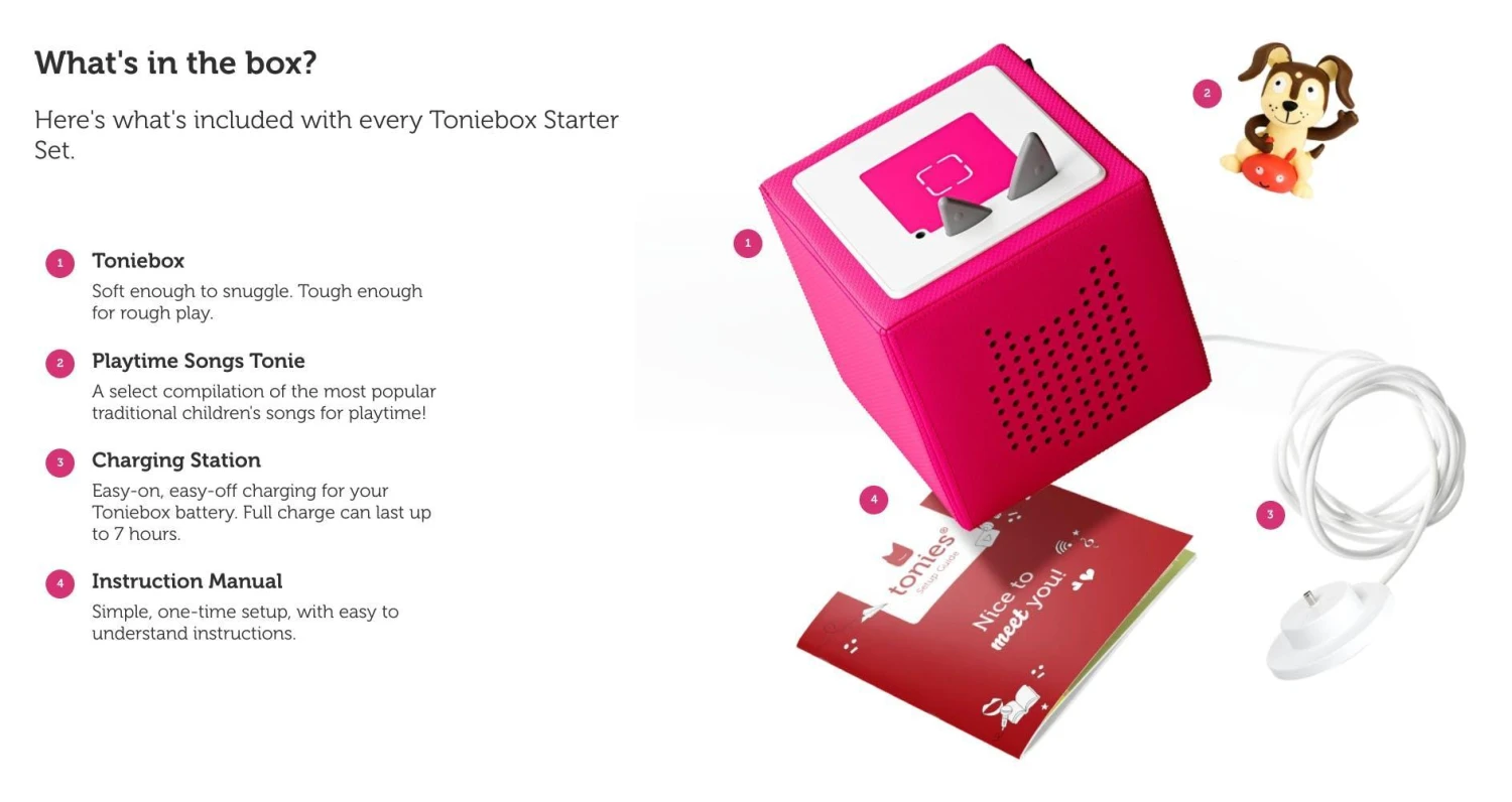 TONIES Toniebox Starter Set With Playtime Puppy 5 TONIES Toniebox Starter Set With Playtime Puppy - Image 3