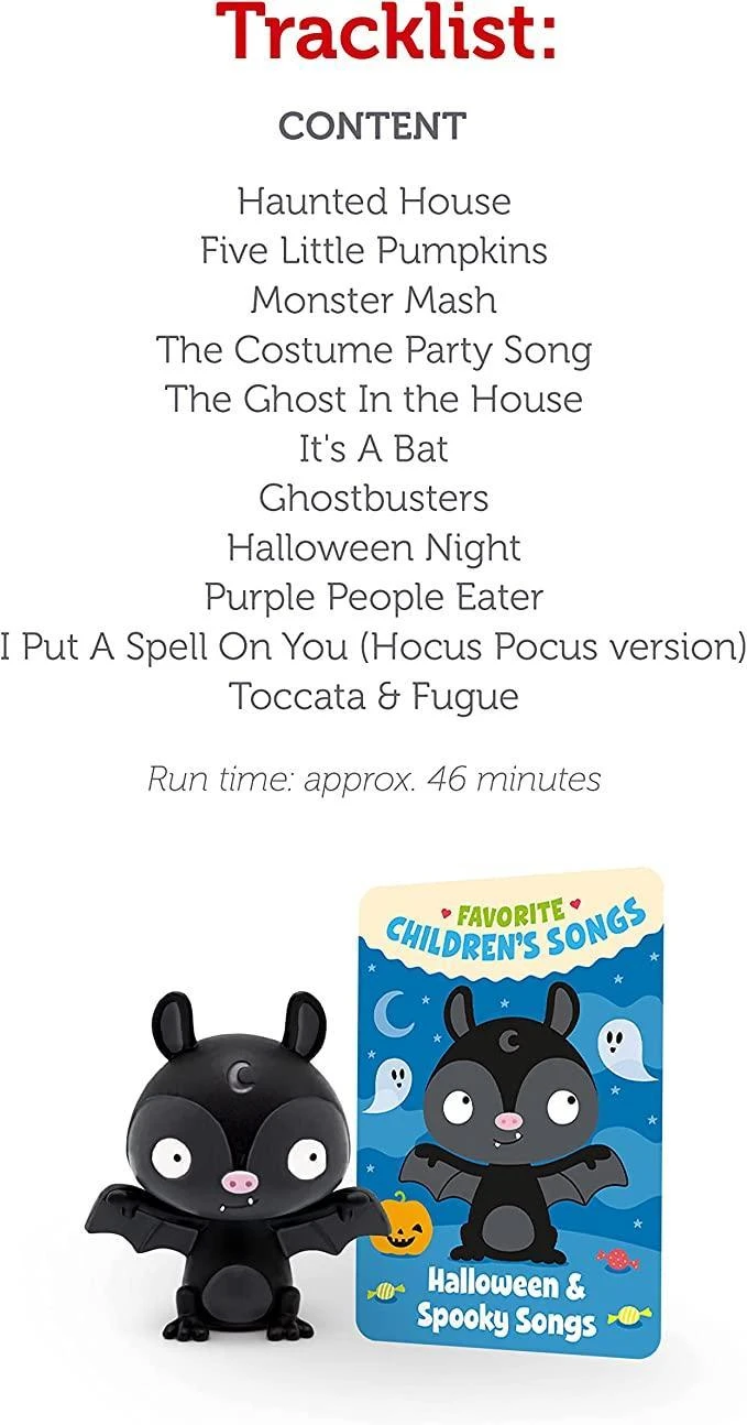Tonies - Halloween & Spooky Songs Audio Play Figurine 7 Tonies - Halloween & Spooky Songs Audio Play Figurine - Image 5