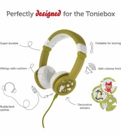 Tonies Headphones - Green -Playtime Shop tonies headphones green 114