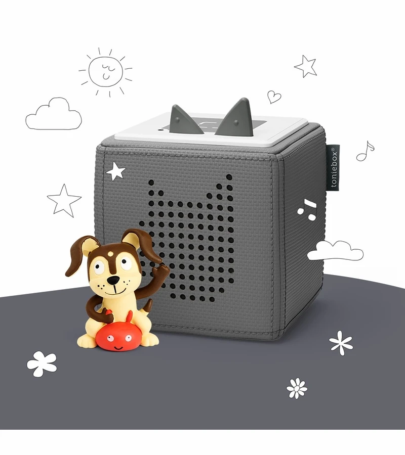 Tonies Toniebox Playtime Puppy Starter Set - Gray 3 Tonies Toniebox Playtime Puppy Starter Set - Gray